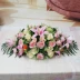 Phòng hội thảo hoa giả mô phỏng hoa ký bàn hoa dài hoa trước bàn hoa bàn máy tính để bàn trang trí bàn hội nghị trang trí hoa - Hoa nhân tạo / Cây / Trái cây cây bàng giả Hoa nhân tạo / Cây / Trái cây