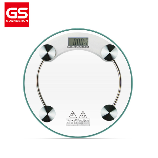 DIGITAL GLASS LCD ELECTRONIC WEIGHT BODY SCALE