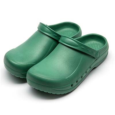 Hoạt động y tá dép đi trong phòng chống trượt Crocs đâm giày bác sĩ nam Baotou toàn bộ nhựa phòng thí nghiệm dày lớp vỏ mùa hè 