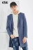 GXG Men Slim Fit Blue Single Nút khóa áo len # 64126558 Áo len