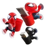 Hút Cup Spider-Man Doll Car Ripper Q Phiên bản trang trí Xe Cartoon Doll Trang trí nội thất xe - Ô tô nội thất Accesseries