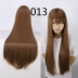 Hoạt Hình Màu Đa Năng Dài Thẳng Tóc Anime Cosplay Châu Âu Và Mỹ Tóc Giả Bán Chạy Mẫu Còn Hàng 80Cm 