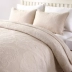 QUILT tăng ba mảnh màu thêu bông giường bông bao gồm mảnh duy nhất của điều hòa không khí lanh kép là Continental - Trải giường ga trải giường đơn Trải giường