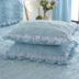 Bedspread giường váy mảnh duy nhất rửa bông chần giường váy giường bìa Simmons bảo vệ bìa non-slip khỏa thân ngủ giường mui xe Váy Petti