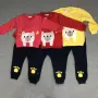 Một gia đình quần áo trẻ em mới phù hợp với cửa hàng gấu trăng 4B16 - Khác quan ao tre em