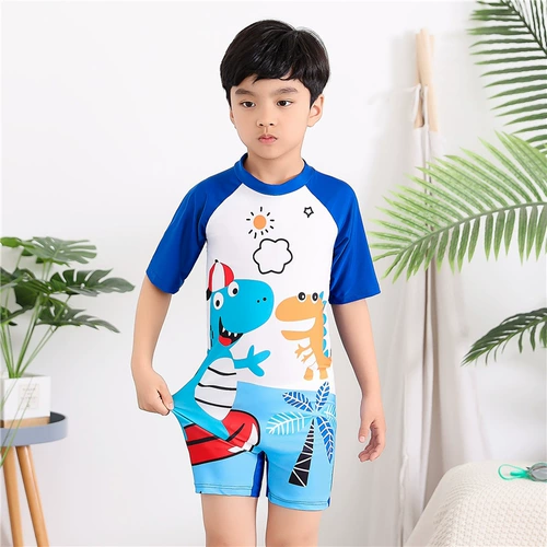 Детский милый купальник для мальчиков, детские штаны для плавания, защита от солнца