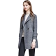 Áo khoác cashmere hai mặt nữ mới 2018 áo khoác kẻ sọc nữ len nữ phiên bản Hàn Quốc tự tu luyện trong phần dài - Áo len lót đôi áo khoác ny Áo len lót đôi