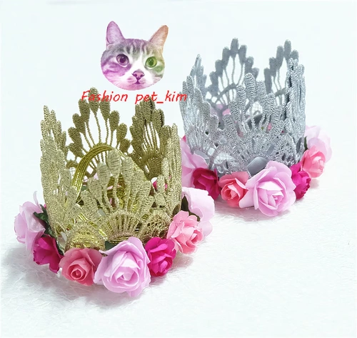 Вечеринка на день рождения домашнего дня Корона и Королева Королева Королева Корона Мученинг Взрослые дети могут носить кружевные розовые кепки