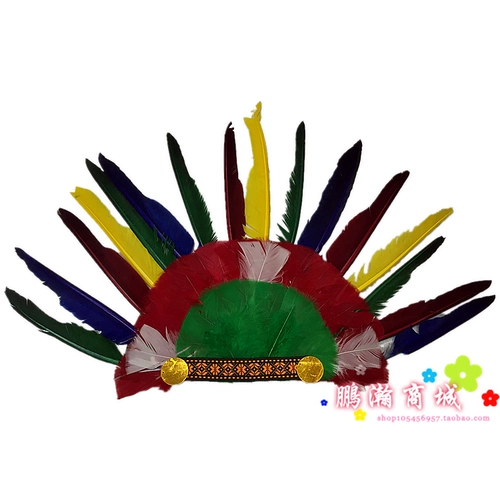 Hyeperical Dress Clothing, потому что индийская шляпа с индийским перьев шляпу с шарикой индийской шляпы Нагани