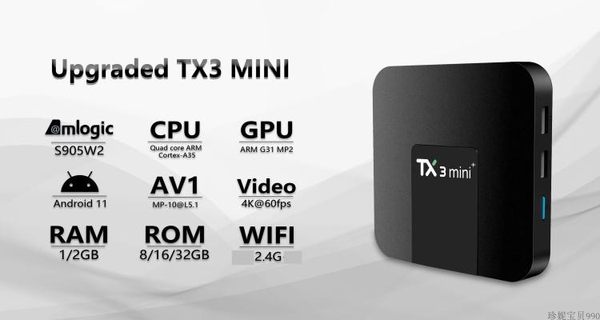 Tx3 mini+  amlogic s905w2 A53 четырехъядерный процессор  wifi android 11.0  tv box