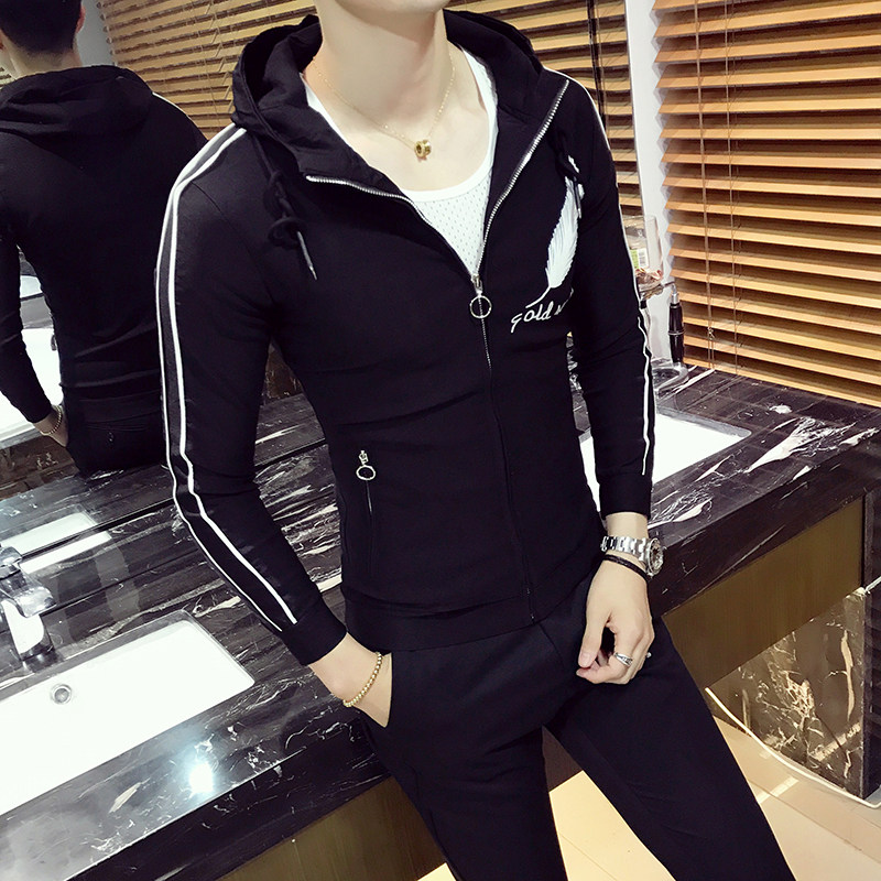 高转化 秋季新款爆款社会精神小伙硬汉风原创夹克b353 jk807 p65