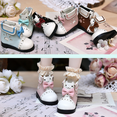 taobao agent [Second Group Spot] SALA BJD baby shoes = naval collar cat boots = mdd Xiongmei MSD 4 points 6 points giant babies