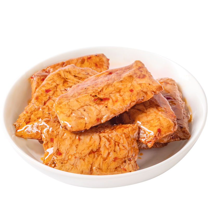 手撕素肉豆干小零食人造肉整箱豆制品