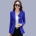 2018 Slim nhỏ phù hợp với nữ mùa thu mới phiên bản Hàn Quốc của áo khoác dài tay mỏng một nút nhỏ phù hợp với kinh doanh mặc Business Suit