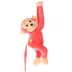Rèm treo khỉ đồ chơi sang trọng tay dài khỉ búp bê xe điện va chạm búp bê nhỏ búp bê khỉ đám cưới - Đồ chơi mềm