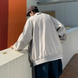 Куртка, бейсбольная ветрозащитная форма, в американском стиле, оверсайз