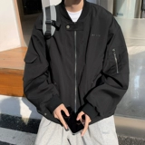 Куртка, бейсбольная ветрозащитная форма, в американском стиле, оверсайз