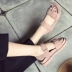 Dép nữ sinh viên 2018 mùa hè phụ nữ La Mã của giày Hàn Quốc phiên bản của Harajuku phong cách đáy phẳng đáy dày Velcro muffin giày Sandal