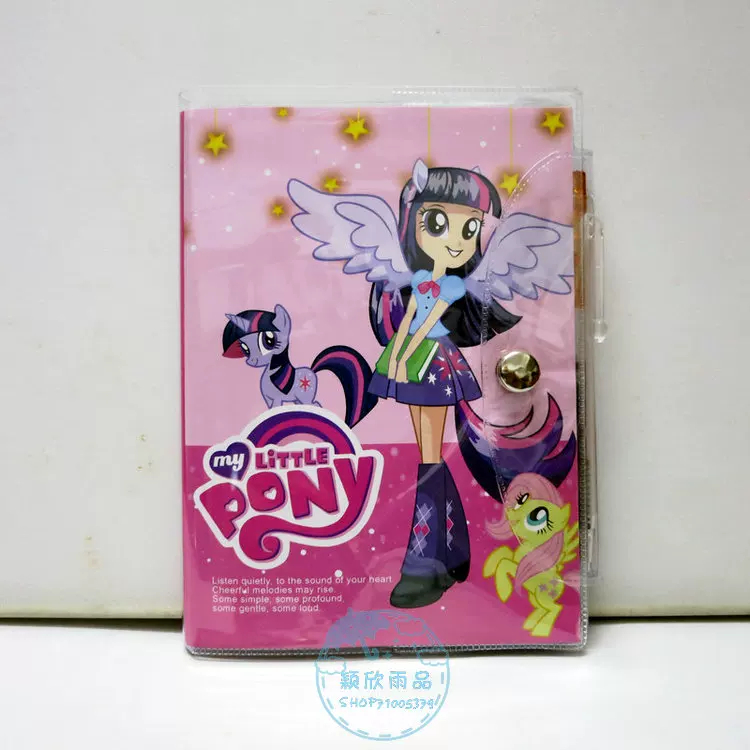 Мини-блокнот Xiaoma Bolly, набор канцелярии MyLitTLEPONY, включает 4 модели