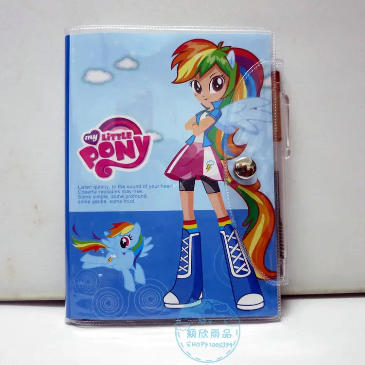 Мини-блокнот Xiaoma Bolly, набор канцелярии MyLitTLEPONY, включает 4 модели