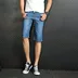 Mua một tặng một miễn phí 7 điểm quần short denim nam mùa hè cắt quần năm điểm quần slim slim quần ngựa shop quần jean nam Cao bồi