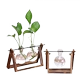 Sáng tạo khung gỗ thủy tinh bình thủy tinh cây xanh hoa nhỏ container văn phòng phòng khách trang trí hoa - Vase / Bồn hoa & Kệ chậu sứ lớn trồng cây Vase / Bồn hoa & Kệ