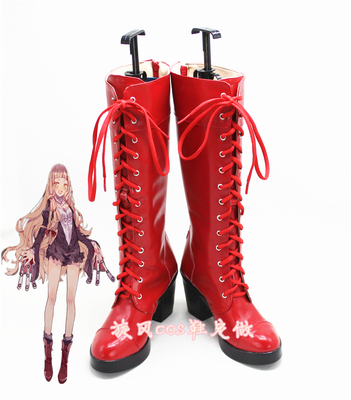 taobao agent C3797 Death Alice SINoALICE Little Red Riding Hood COSPLAY Shoes Boots