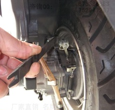 Инструменты для ремонта мотоцикла 豪迈125前后制动线扳手，配有使用说明图，gy6摩托车维修工具