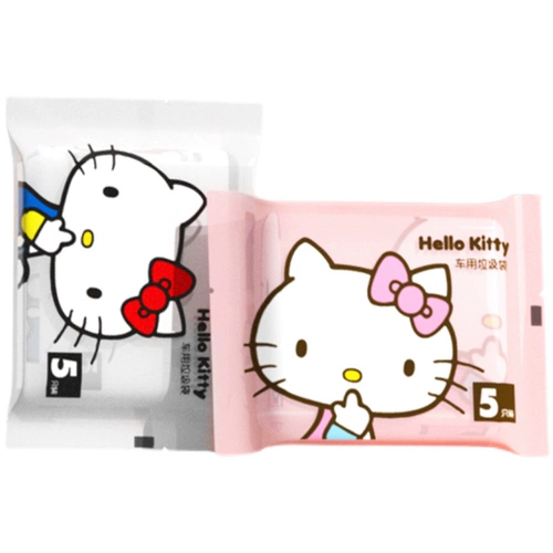 Hello Kitty, мультяшный чехол для проездного, мусорное ведро, универсальная система хранения, складной складной велосипед, мусорный мешок