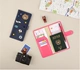 Hàn Quốc DÒNG BẠN B x x MONOPOLY Brown giả da du lịch hộ chiếu giữ chống degaussing giấy chứng nhận gói