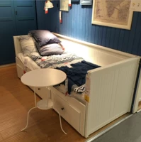 [Ikea Ikea Homevic Pockening] Ганнис -кровать -кровать с 3 ящиками, толкая кровать диван -кровать