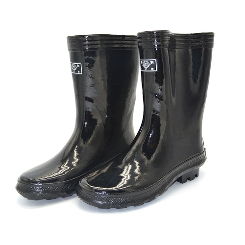 Высокие сапоги, нескользящие износостойкие кислотно-щелочные маслостойкие летние рабочие туфли, средней длины