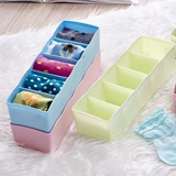 Креативная дома пластиковая деревянные брюки штриховая коробка запускает коробка для настольной косметики