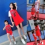 Mùa hè mới 2019NJ đồng phục bóng rổ thể thao thoáng khí phù hợp với một gia đình có ba mẹ con gái mẹ và con trai đồ thể thao cha mẹ-con - Trang phục dành cho cha mẹ và con áo nỉ có mũ cho cả nhà