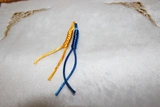 Красочный вязаный King Kong Knot маленький кордикоплазмный узел