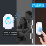 Gate Bell Wireless Home Intelligent Ultra -Long -Distance Electronic Diret Demote Men Ling, перетаскивая двух пожилых людей.