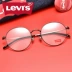 Levis Levis kính gọng tròn retro kim loại full frame cận thị nam và nữ khung với LS05267 chống xanh - Kính khung kính mát nữ Kính khung