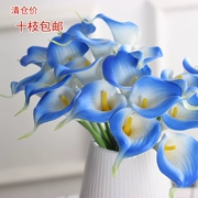 Calla lily Bắc hoa giả cảm thấy hoa nhân tạo nhà phòng khách bàn cà phê bàn ​​ăn trang trí hoa nhựa nụ - Hoa nhân tạo / Cây / Trái cây