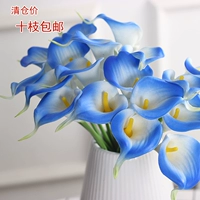 Calla lily Bắc hoa giả cảm thấy hoa nhân tạo nhà phòng khách bàn cà phê bàn ​​ăn trang trí hoa nhựa nụ - Hoa nhân tạo / Cây / Trái cây cây hoa giả để phòng khách