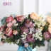 Hoa trà bọt hoa giả hoa châu Âu hoa giả hoa trang trí phòng khách hoa Mỹ retro đồ đạc trong nhà - Hoa nhân tạo / Cây / Trái cây Hoa nhân tạo / Cây / Trái cây