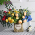 Trà hoa hồng giả hoa bó hoa nhân tạo nhà phòng khách trang trí phòng ngủ nhà hàng trang trí nhà máy hoa trực tiếp - Hoa nhân tạo / Cây / Trái cây chậu hoa giả Hoa nhân tạo / Cây / Trái cây