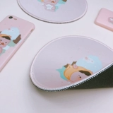 Оригинальная розовая квадратная резиновая нескользящая милая мышка, 20см