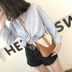 Mùa hè túi điện thoại di động nữ đeo 2018 mới của Hàn Quốc thời trang hoang dã túi nhỏ đơn giản màu sắc tương phản vai túi Túi điện thoại