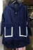 Weijia thương hiệu nam màu xanh đậm trùm đầu ngắn áo gió ngắn giá 1680 kem chống nắng quần áo mỏng áo khoác gió Áo gió