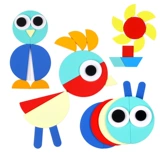 Мультяшная оригинальная познавательная головоломка для раннего возраста, интеллектуальная игрушка, 2 лет, раннее развитие, 234 лет, интеллектуальное развитие