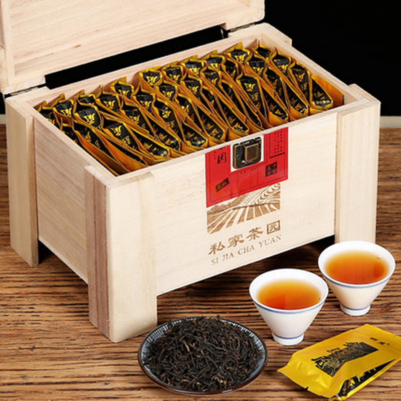  武夷山金駿眉茶葉禮盒裝送禮紅茶中秋送禮茶葉木盒過年禮盒茶葉