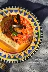 Cá tính sáng tạo vẽ tay phong cách dân tộc nấu ăn tại nhà món ăn gốm lớn đĩa phương Tây bít tết tấm xương nhỏ bộ đồ ăn - Đồ ăn tối