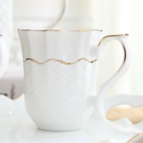 Кофейная чашка, глина, чайный сервиз, комплект со стаканом, европейский стиль, простой и элегантный дизайн