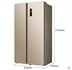 tủ hitachi MeiLing Meiling BCD-563Plus biến tần làm mát bằng không khí tủ lạnh 500 lít Tủ lạnh