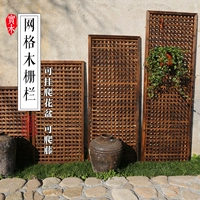 Открытый анти -коррупционный деревянный забор сплошной деревянный забор для лазания сад сад забор забор стена сетка цветочный каркас перегородка